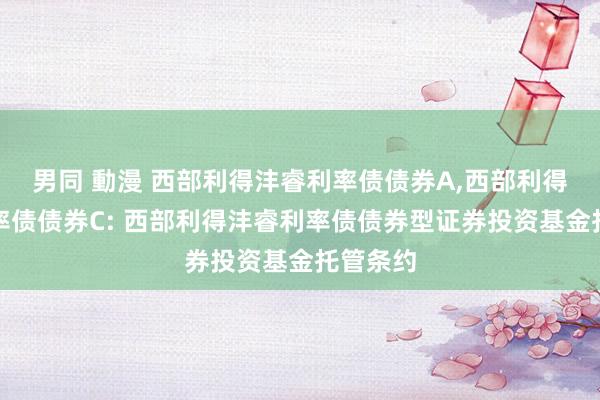 男同 動漫 西部利得沣睿利率债债券A，西部利得沣睿利率债债券C: 西部利得沣睿利率债债券型证券投资基金托管条约
