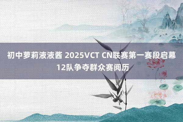 初中萝莉液液酱 2025VCT CN联赛第一赛段启幕 12队争夺群众赛阅历