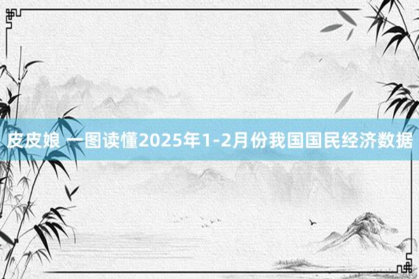 皮皮娘 一图读懂2025年1-2月份我国国民经济数据