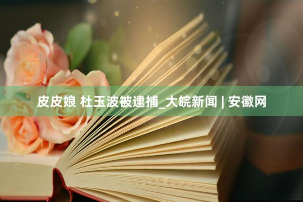 皮皮娘 杜玉波被逮捕_大皖新闻 | 安徽网